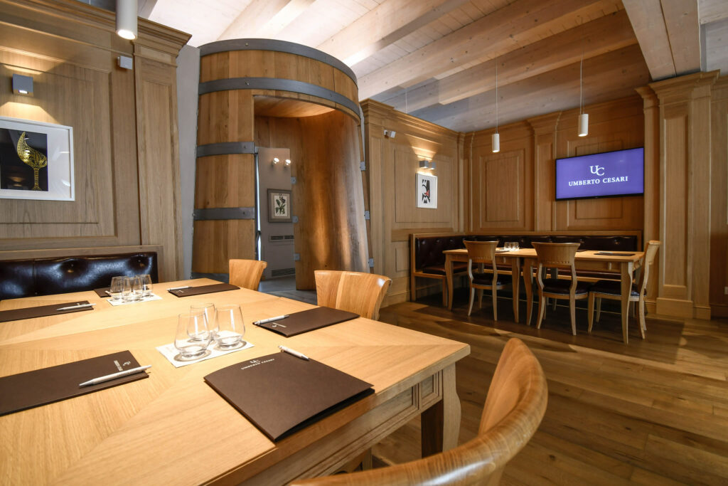 umberto cesari tasting room business